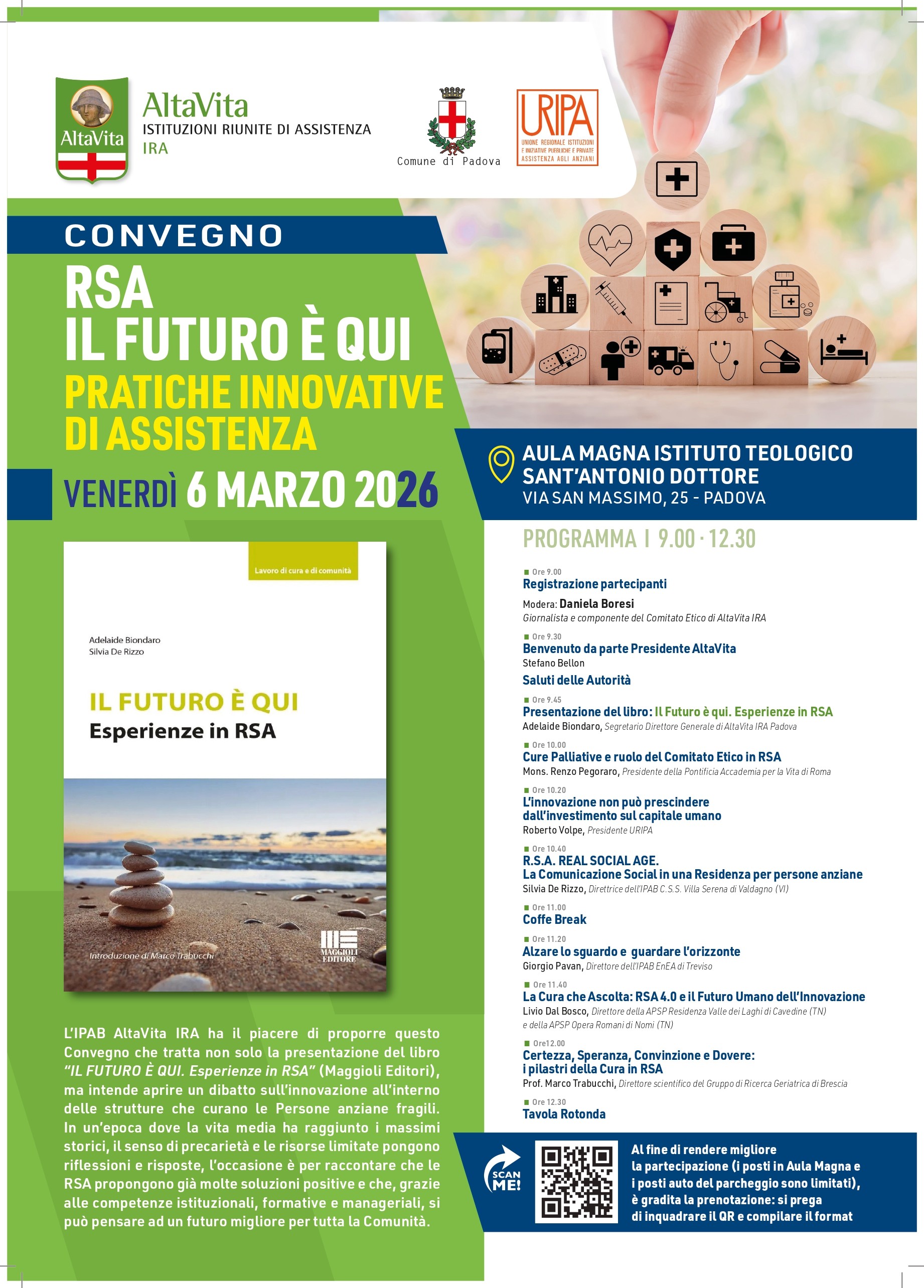 RSA, il futuro è qui: pratiche innovative di assistenza al centro del convegno AltaVita-IRA