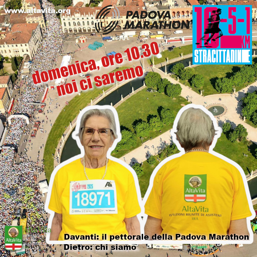 AltaVita-IRA alla Padova Marathon: 35 dei nostri ospiti in gara il 26 aprile
